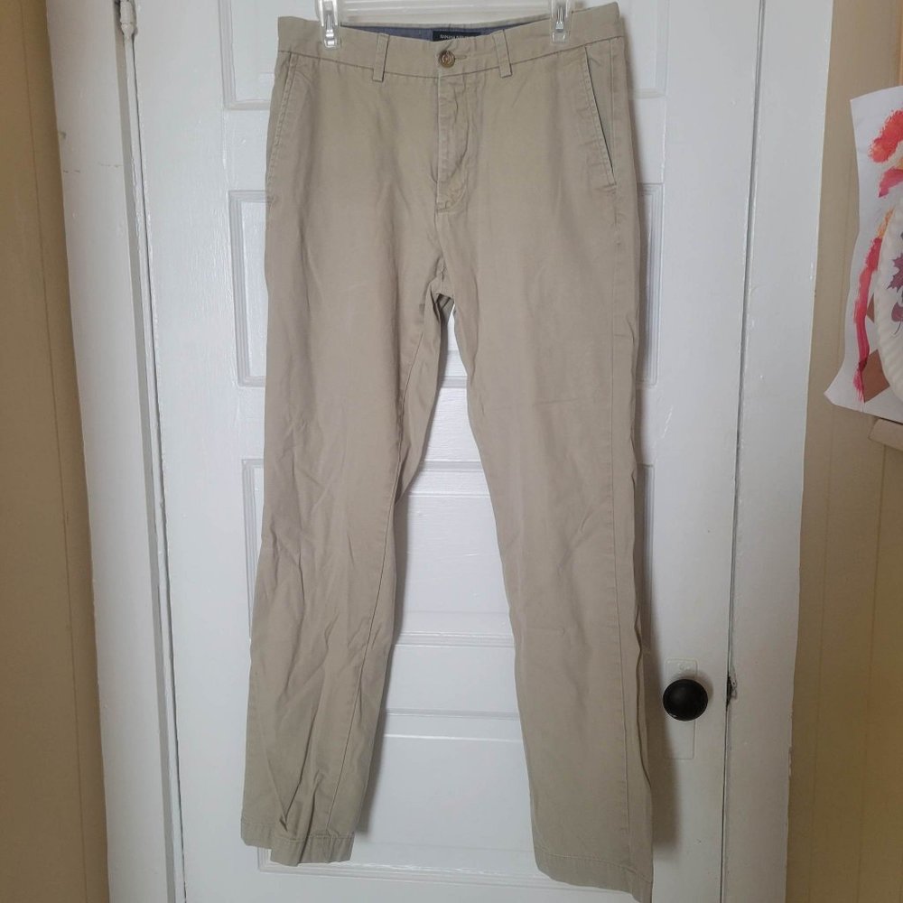 Banana Republic - beige Aiden fit pants 32x34